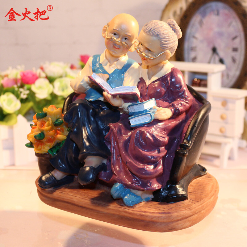 金火把下的爱情信物 一份献给婚姻岁月的传世摆件